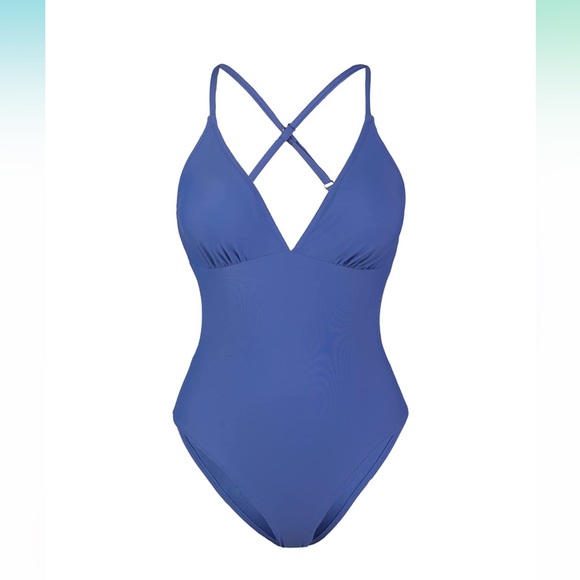 NWT One Piece Swimsuit Women’s size Large | Highly Rated | Cupshe | Blue - Picture 7 of 10